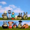 11pcs set Studio Ghibli Neighbor Figures Totoro Family Figurines Anime Toys Set Ornament Desk Garden Dolls 1 - Ghibli Europe Store