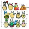 12pcs Studio Ghibli Totoro Mini Resin Action Figures Hayao Miyazaki Miniature Cake Toppers Figurines Dolls Garden 1 - Ghibli Europe Store