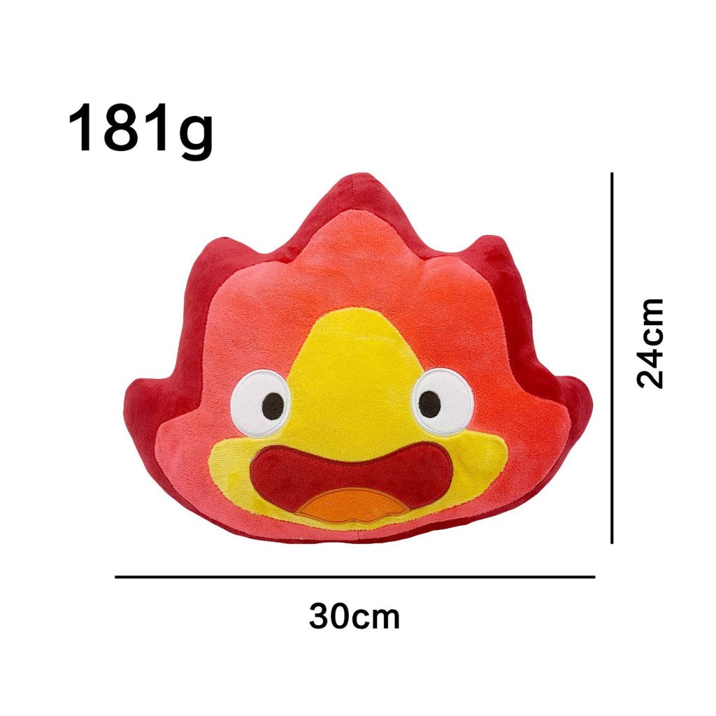 24CM New Calcifer Plush Toys Cartoon Filled Soft Dolls Children Christmas Gifts Home Decorative Toys Wholesale 5 - Ghibli Europe Store