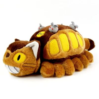 30 45cm New Hot Kawaii Creative Animation Bus Totoroed Tram Stuffed Doll Soft Plush Toys Cute 1 - Ghibli Europe Store