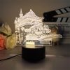 3D Led Lamp Spirited Away No Face Man Totoro Action Figure Nightlight Cute Room Decor Light 10 - Ghibli Europe Store