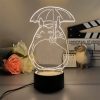 3D Led Lamp Spirited Away No Face Man Totoro Action Figure Nightlight Cute Room Decor Light 12 1 - Ghibli Europe Store