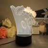 3D Led Lamp Spirited Away No Face Man Totoro Action Figure Nightlight Cute Room Decor Light 3 - Ghibli Europe Store