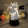 3D Led Lamp Spirited Away No Face Man Totoro Action Figure Nightlight Cute Room Decor Light 7 - Ghibli Europe Store
