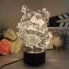 3D Led Lamp Spirited Away No Face Man Totoro Action Figure Nightlight Cute Room Decor Light 8 - Ghibli Europe Store