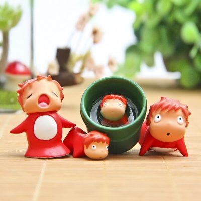 4pcs Combo Studio Ghibli Ponyo Cliff Figure