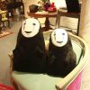 40 60cm Funny Spirited Away Faceless Man No Face Plush Toys No Face Ghost Kaonashi Stuffed 1 - Ghibli Europe Store