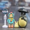 4pcs lot 3 5cm Anime My Neighbor Totoro Action Figure Toy Hayao Miyazaki Mini Garden PVC 4 - Ghibli Europe Store