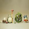 Anime Miyazaki Hayao My Neighbor Totoro with Umbrella Fried charcoal Figure Birthday gift Collectible Model ToyGarden 1 1 - Ghibli Europe Store