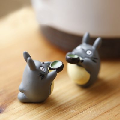 Studio Ghibli My Neighbor Kawaii Totoro with Bowl Micro Fairy Figure