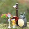 Cute 5PCS Lot Hayao Miyazaki Movie Totoro My Neighbor Anime Action figure Figurine Totoro Decal Toy 1 - Ghibli Europe Store