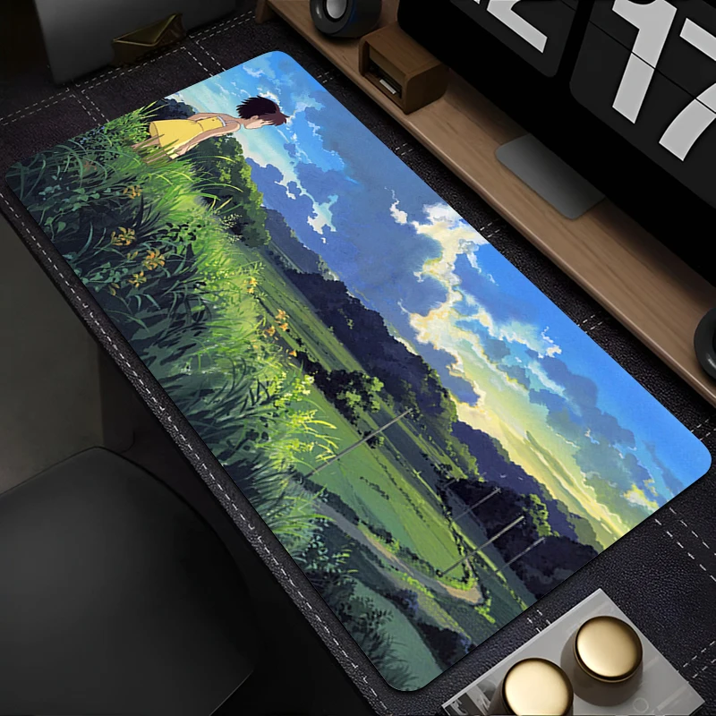 Background Totoros Large Mouse Pad