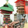 Spirited Away Aburaya Bathhouse 3D Paper Model Assembly Papercraft Puzzle Educational Kids Toy Anime Totoro Birthday 5 - Ghibli Europe Store