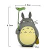 Totoro Japanese Anime 3 5 5cm Mini Tonari no Totoro with Lotus leaf Mini Cartoon Figures 3 1 - Ghibli Europe Store