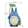Totoro Japanese Anime 3 5 5cm Mini Tonari no Totoro with Lotus leaf Mini Cartoon Figures 4 1 - Ghibli Europe Store