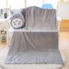 Totoro Plush Pillow Multifunction 3 in 1 Throw Pillow Totoro Hand Warm Pillow Cushion Baby Kids 2 - Ghibli Europe Store