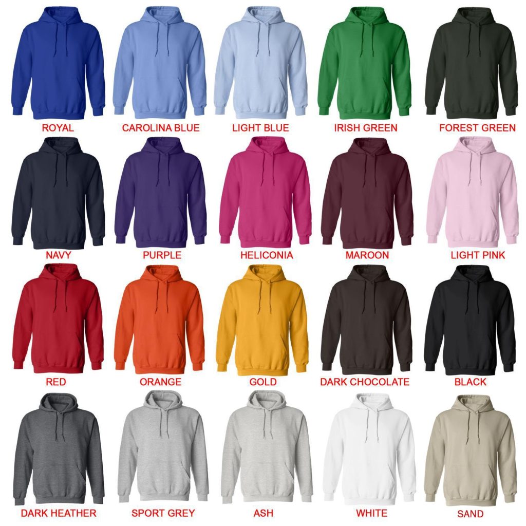 hoodie color chart - Ghibli Europe Store