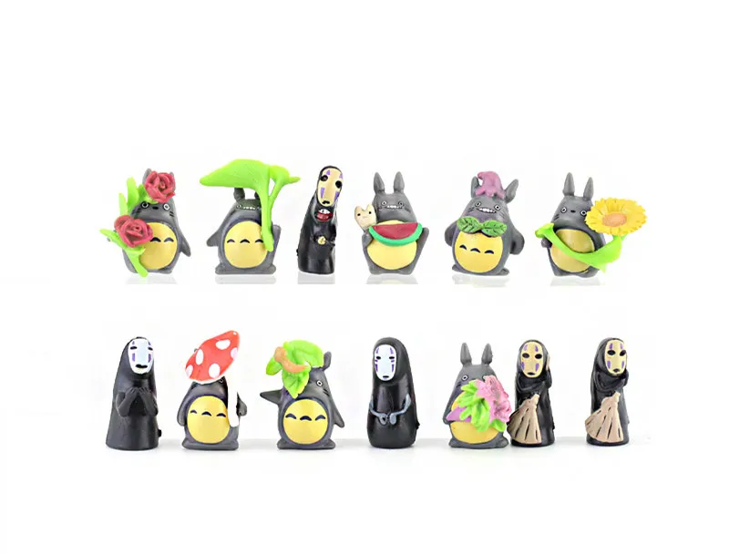 Totoro Figure Mini Statue Cute Toys Room Ornaments