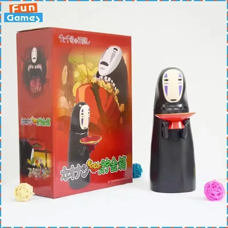 No Face Man Anime Figure Saving Pot Spirited Away Piggy Bank Figure