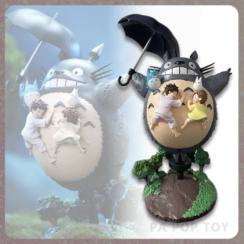 19cm Hayao Miyazaki Anime Figure Cute Totoro Healing Figure