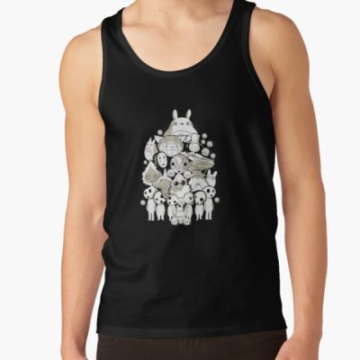 888 Studio Ghibli Totoro My Neighbor Totoro Spirited Away Kiky Totoro Ghibli Castle Totoro 1013 Tank Top