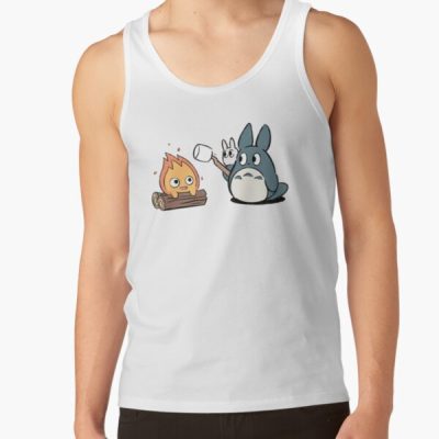 Marshmallow Totoro Tank Top