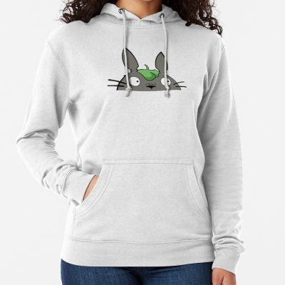 Cute Totoro Peeking Funny Peeker Hoodie