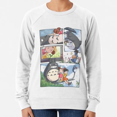Kawaii And Cute Art Monster Go Ghiblis Flying Away Japan Film Sweatshirt
