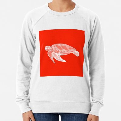 Red Vintage Sea Turtle Fs Sweatshirt