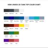 tank top color chart - Ghibli Europe Store