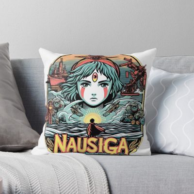 Nausicaa Of The Valley Of The Wind Throw Pillow