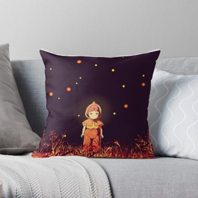 Grave Of The Fireflies La Tumba De Las Luci%C3%A9Rnagas Throw Pillow