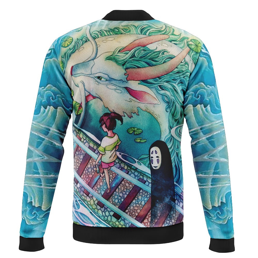 Mythical-Spirited-Away-Studio-Ghibli_Bomber-Jacket-BACK-Mockup Mythical Spirited Away Studio Ghibli Bomber Jacket BACK Mockup - Ghibli Europe Store