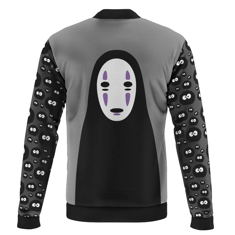 No Face Spirited Away Studio Ghibli Casual Bomber Jacket
