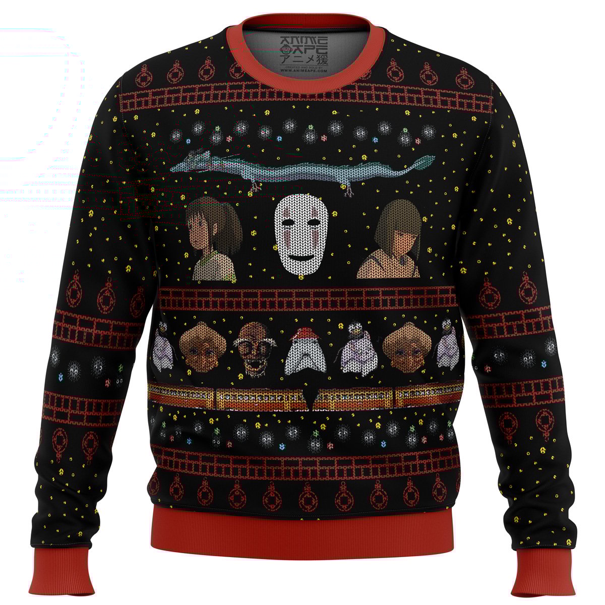 Studio-Ghibli-No-Face-Spirited-Away_men-sweatshirt-FRONT-mockup Studio Ghibli No Face Spirited Away men sweatshirt FRONT mockup - Ghibli Europe Store