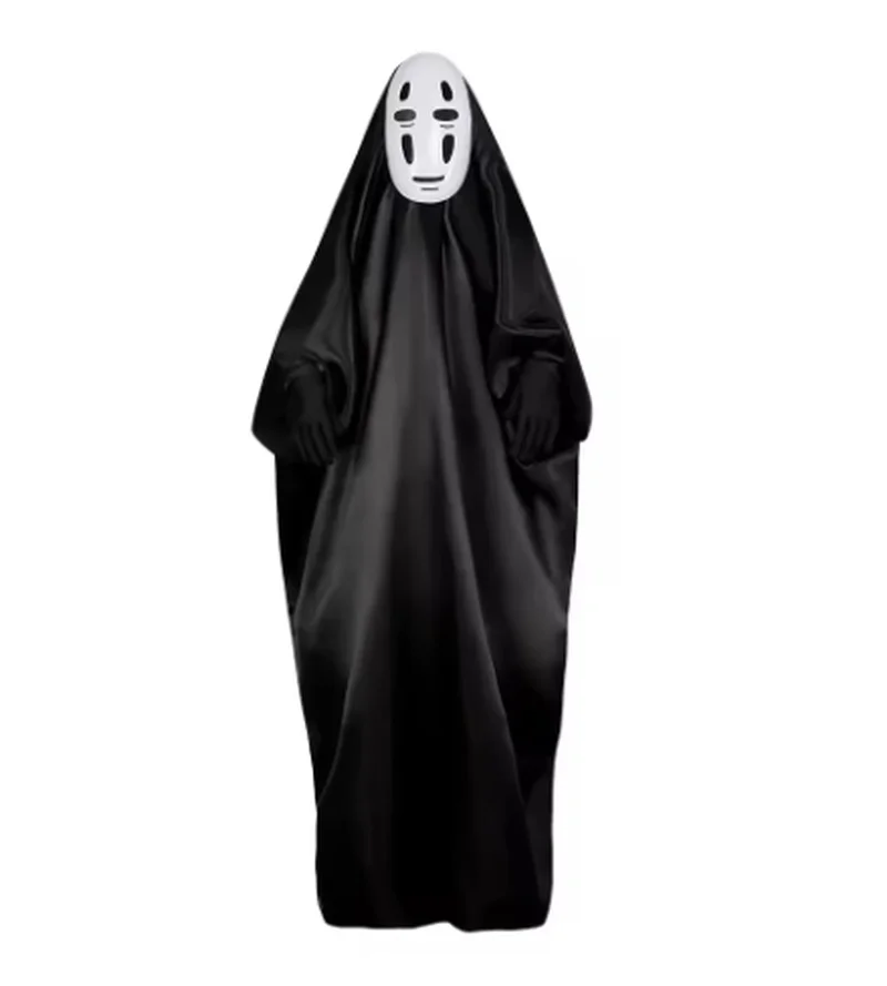 No Face Man Cosplay Costume Unisex Halloween
